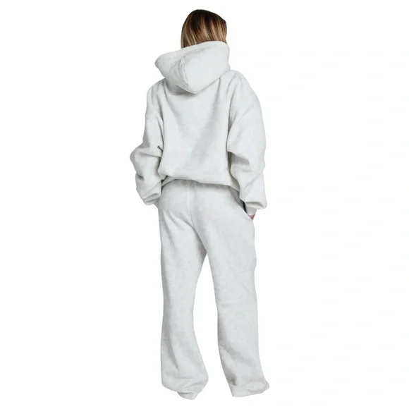 Comfrt Minimalist Straight Leg Sweatpants Snow Leopard Women’s Sz L - Picture 9 of 9